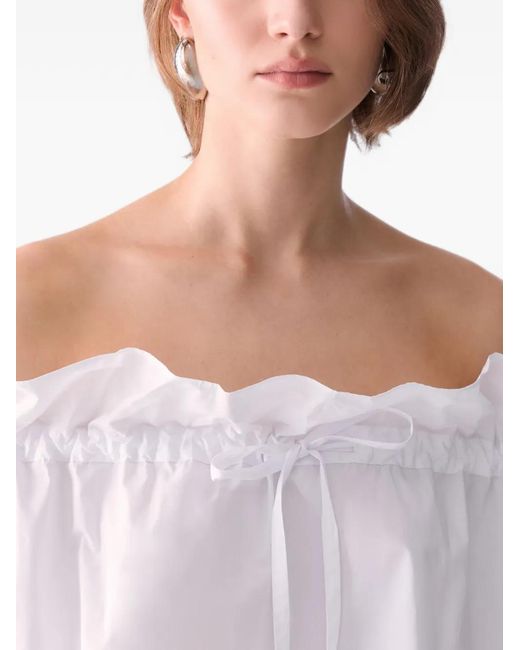 Liu Jo White Poplin Blouse