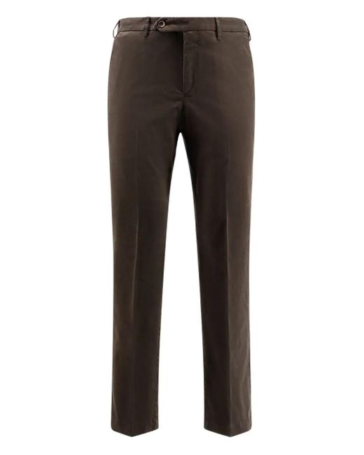Pantalon Droit À Design Plissé PT Torino pour homme en coloris Gray