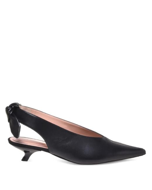 Alberta Ferretti Blue Pumps Mit Spitzer Kappe