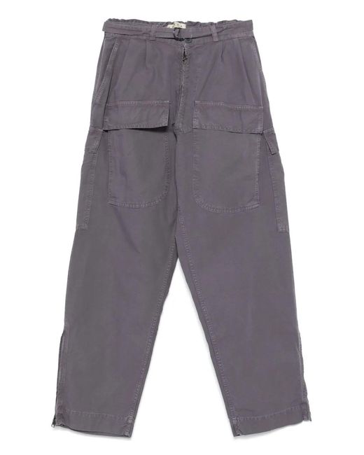 Paura Gray Buz Cargo Pants for men