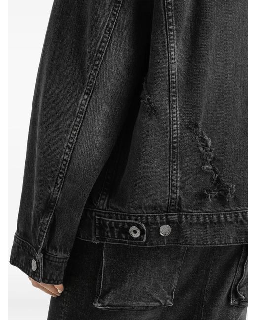 Dolce & Gabbana Black Buttoned Denim Jacket