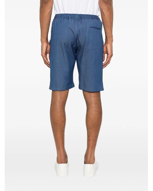 Kiton Shorts Mit Kordelzug in Blue für Herren