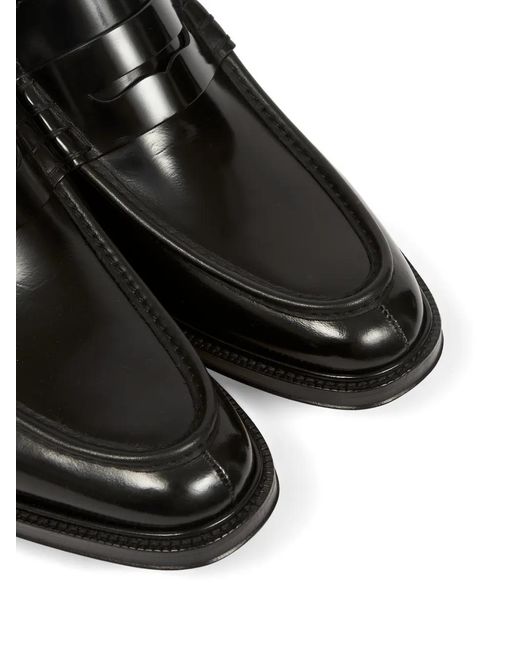 Maison Margiela Black Heel-Less Loafers for men