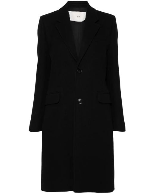 Abrigo Liso AMI de color Black