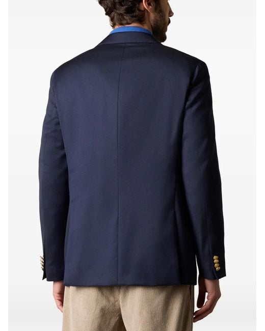 Brooks Brothers Blue Virgin-Wool Blazer for men