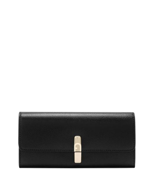 Furla Black Xl Iride Zip-Fastening Continental Wallet