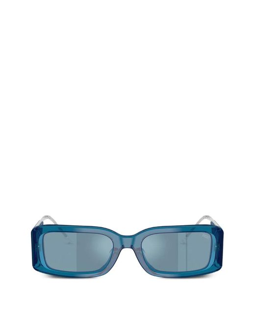 DIESEL Blue Rectangle-Frame Sunglasses
