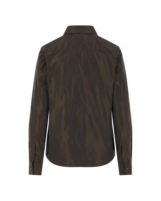 Aspesi Gray Button-Front Shirt Jacket