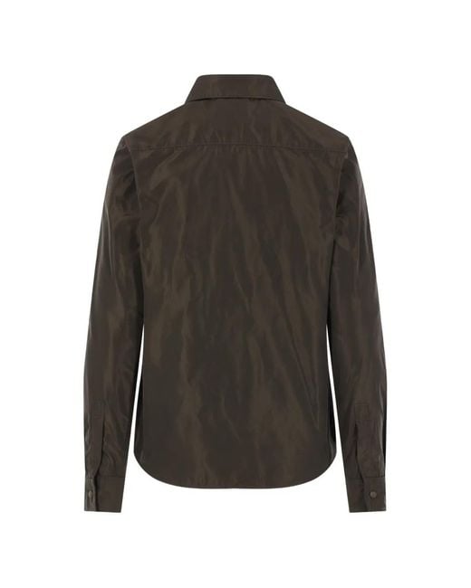 Aspesi Gray Button-Front Shirt Jacket