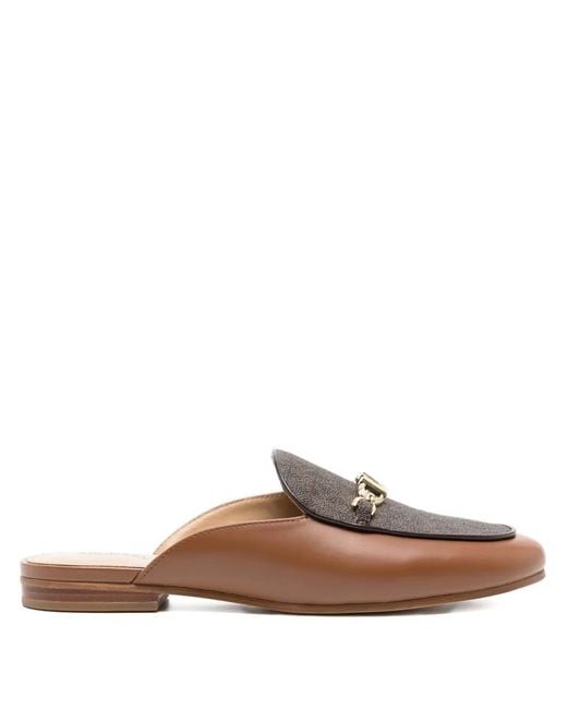 Michael Kors Brown Tiffanie Mules