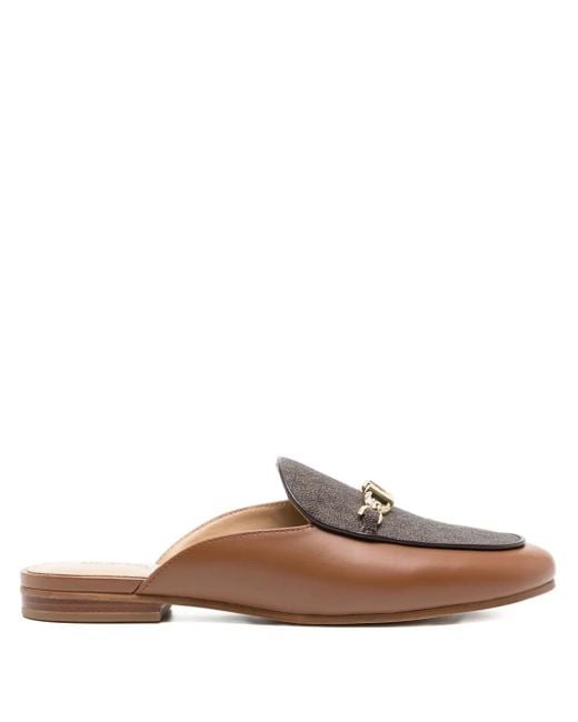 Michael Kors Brown Tiffanie Mules