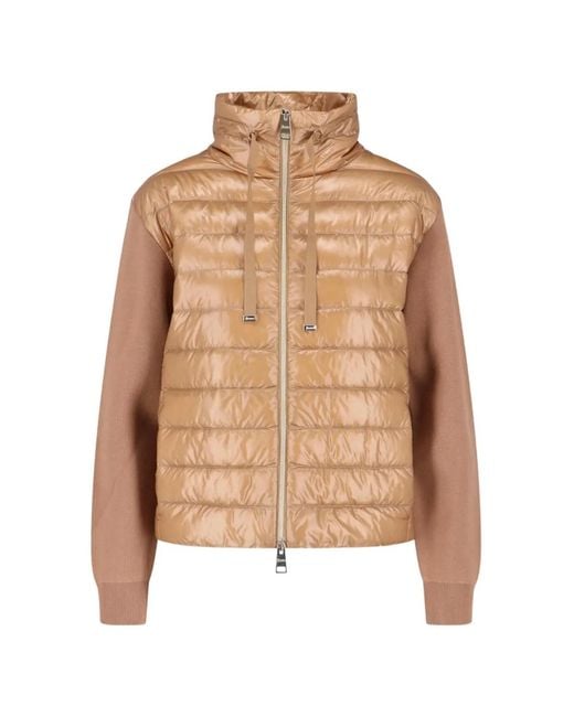 Herno Natural Zip-Up Cardigan