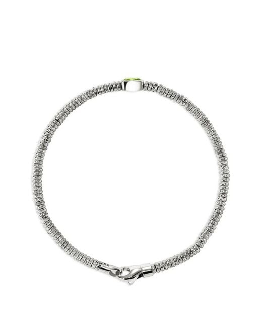 John Hardy White Heishi Peridot Bracelet