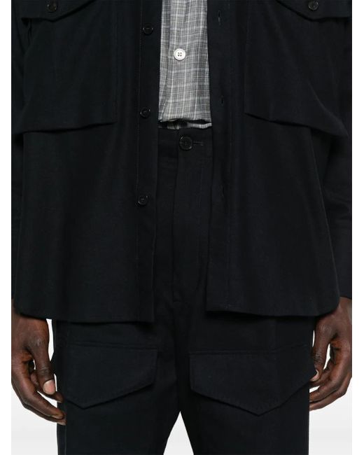 Setchu Black Cropped Trousers