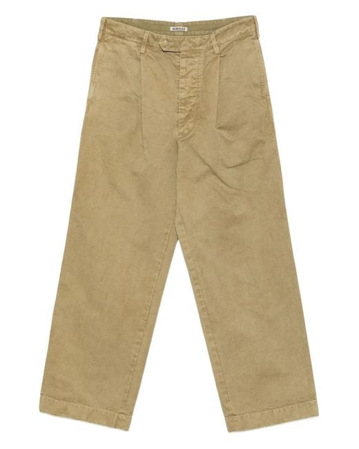 Auralee Natural Finx Trousers for men