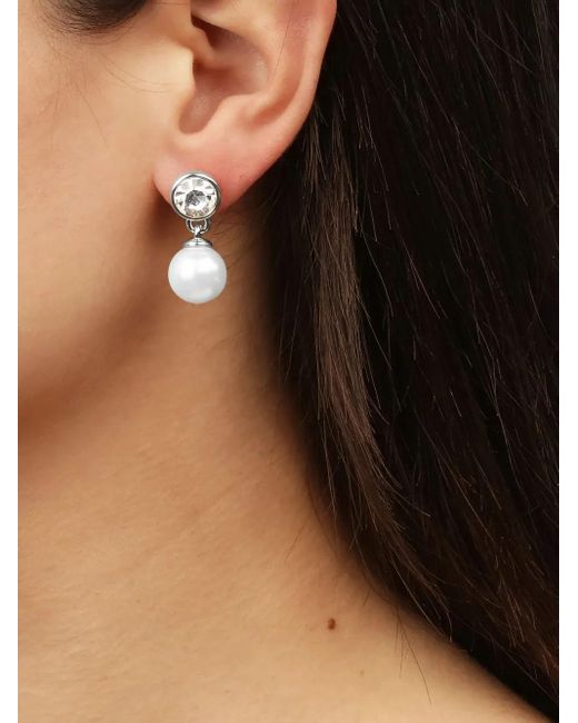 Dyrberg/Kern White Nette Earrings