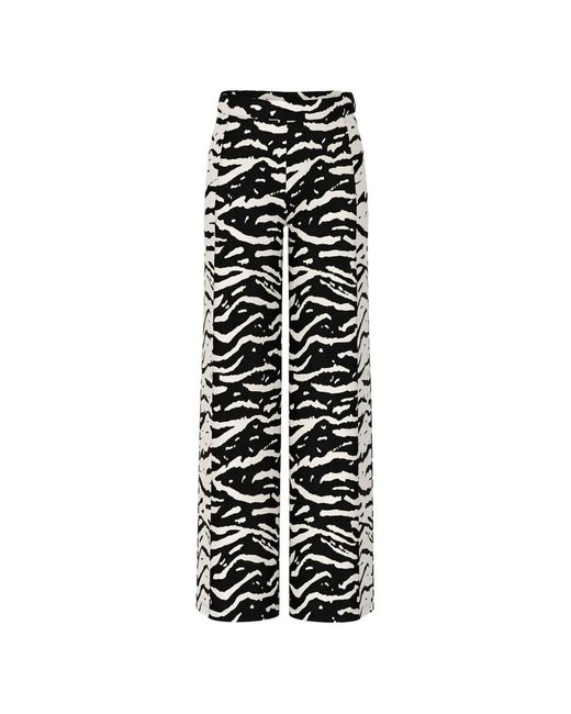 Marc Cain White Zebra-Pattern Trousers
