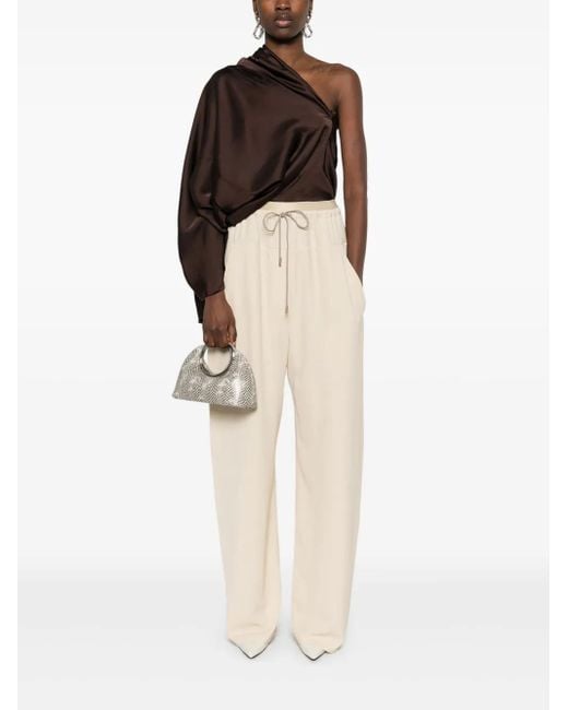 Lanvin Natural Drawstring Trousers