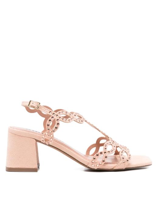 Pomme D ́Or Bibi Lou Crystal-embellished Sandals Pink