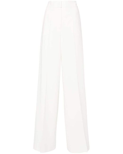 Pantalones Ercole con pinzas Max Mara de color White