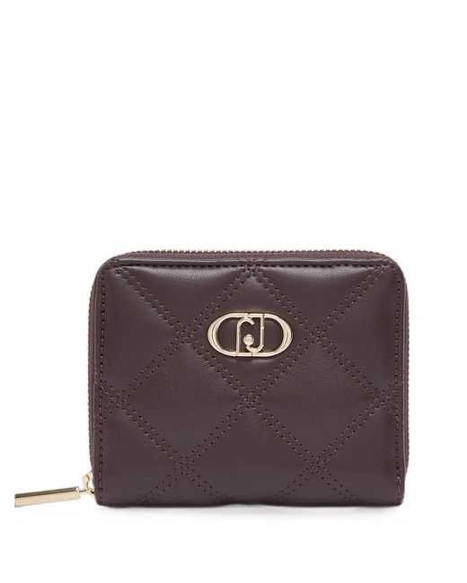 Liu Jo Purple Small Quilted Wallet