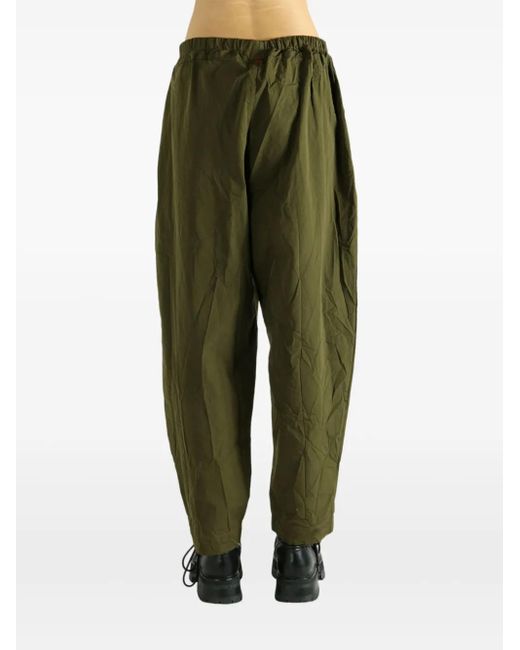 Casey Casey Green Tippy Elastic-Waist Drawstring Trousers