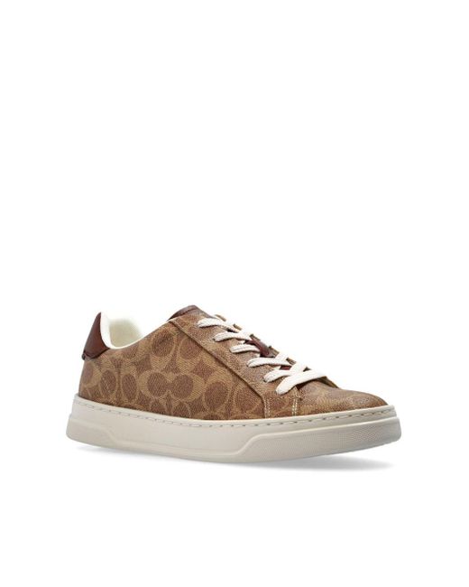 COACH Brown High Line Sneakers