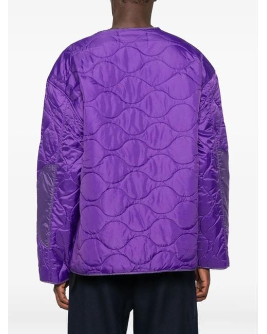 Plumífero con cremallera Oamc Peacemaker de hombre de color Purple