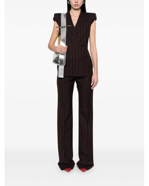 McQueen Black Elegant Wool Jacket For