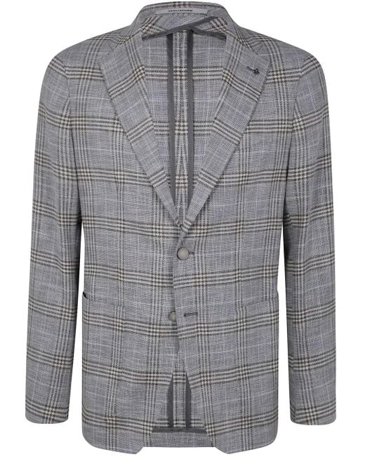 Tagliatore Gray Wool Blazer for men