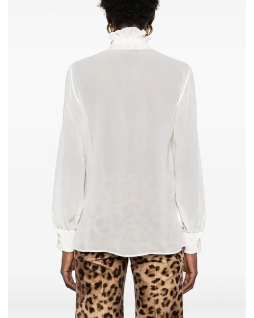 Tom Ford White Silk Georgette Shirt
