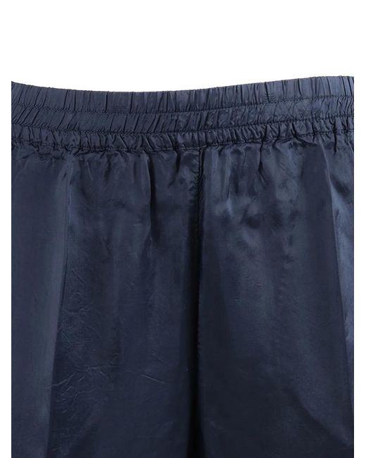 Aspesi Blue Pantalon À Taille Élastiquée