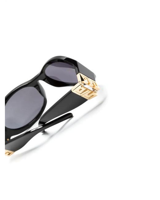 Givenchy Gray 4G-Plaque Oversize-Frame Sunglasses