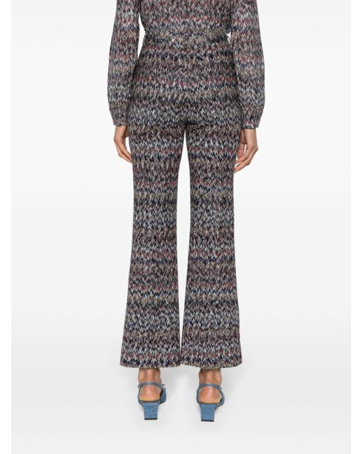 Pantalones capri de lamé Missoni de color Gray