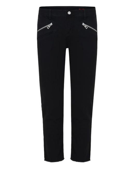 Zadig & Voltaire Broek Met Ritszak En Franje in het Black
