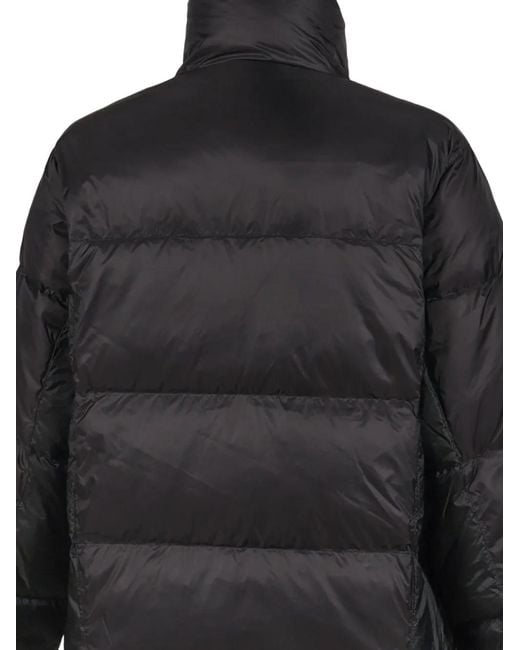 No Maintenance Black 4-Zip Puffer Jacket for men
