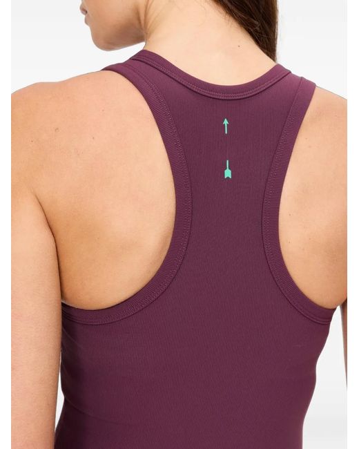 The Upside Purple Pele Sophie Ribbed Tank Top