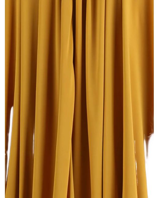 Saint Laurent Orange Jersey Blouse