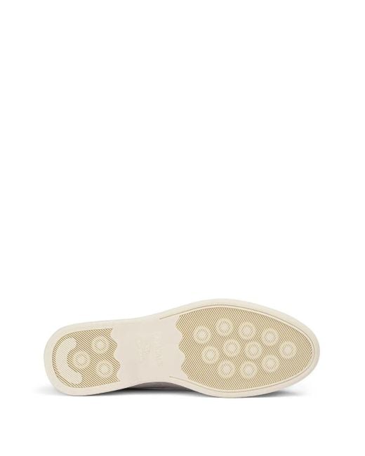 Doucal's White Suede Loafers