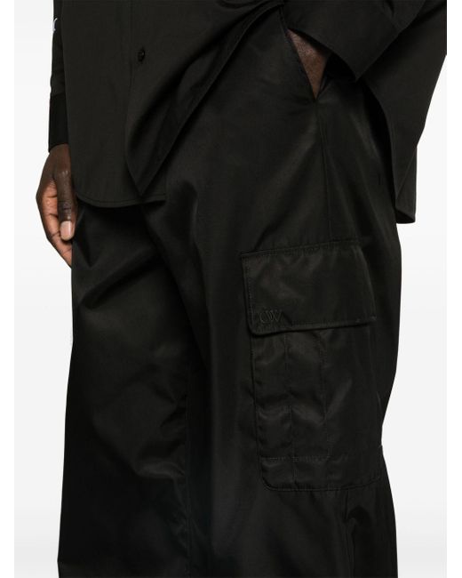 Pantalones anchos tipo cargo Off-White c/o Virgil Abloh de hombre de color Black