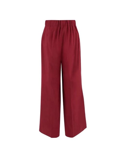 Sa Su Phi Red Elasticated Trousers