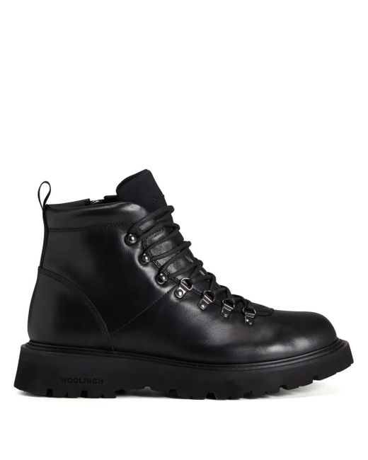 Woolrich Black Hiking Boot for men