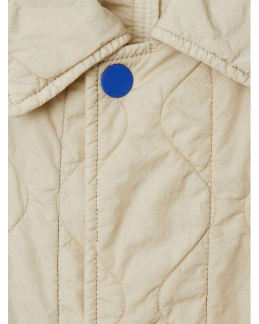 Burberry Natural Quilted Single-breasted Car Coat for men