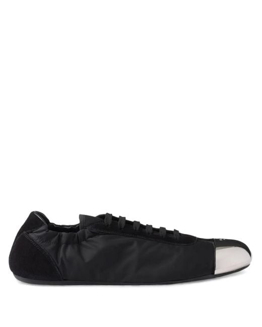 Prada Black Collapse Sneakers
