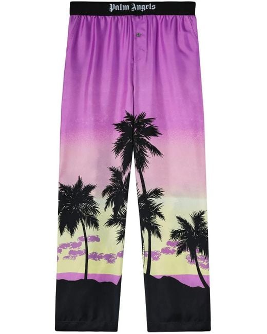 Palm Angels Pink Trousers for men