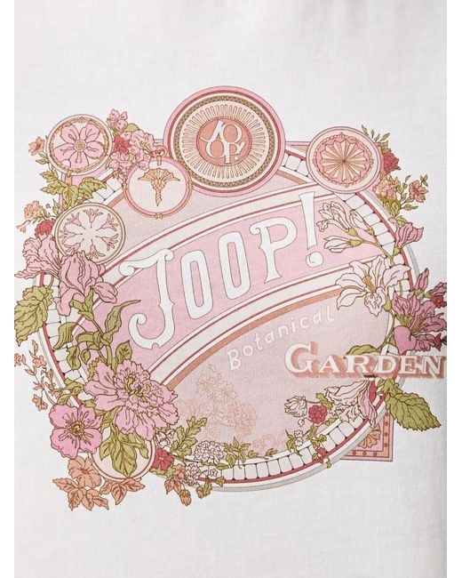 Joop! White Floral-Print T-Shirt