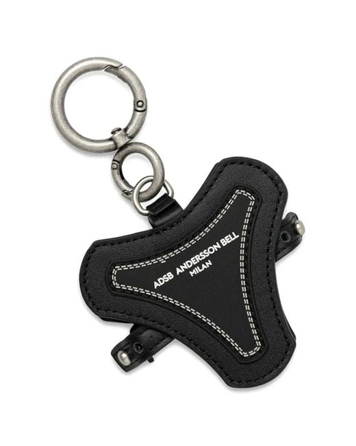 ANDERSSON BELL Black Logo-Print Airpod Case