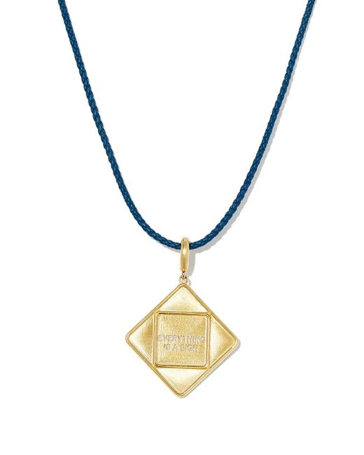 Lauren Rubinski Everything Is A Sign ネックレス 14kイエローゴールド Metallic