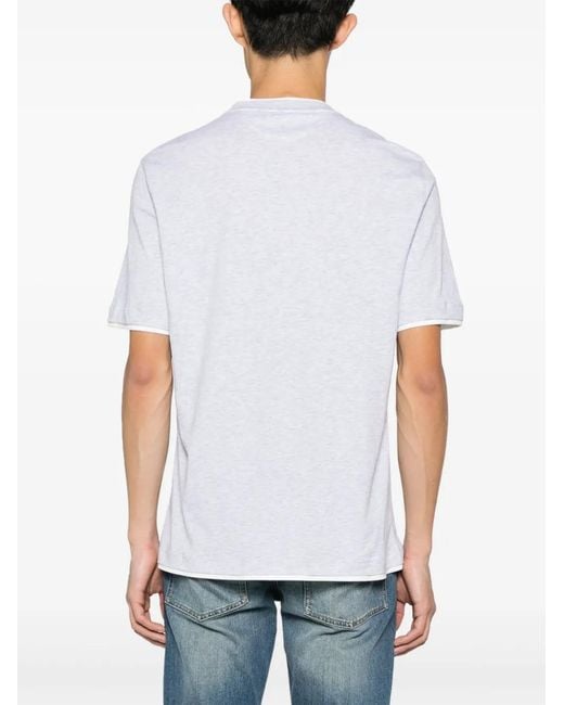 Brunello Cucinelli White T-Shirt for men