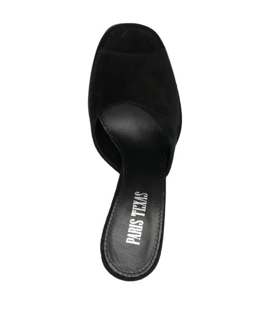 Paris Texas Black Marina Mule